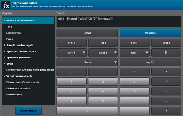 Bluehill редактор формул